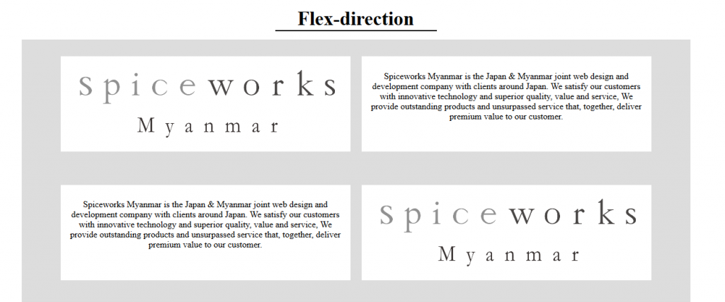CSS Flexbox Properties - Web Development & Tech Blog | Spiceworks Myanmar